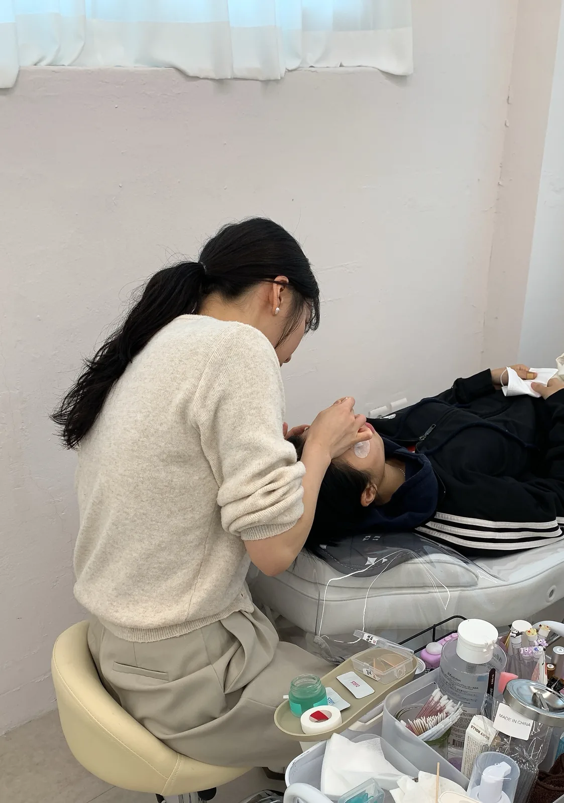 태브로우 수강생 교육 모습 두 번째